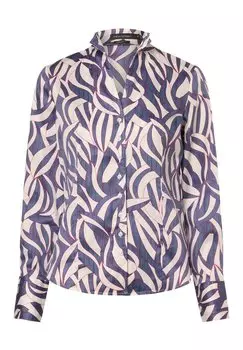 Блузка-рубашка Franco Callegari, цвет indigo rosa