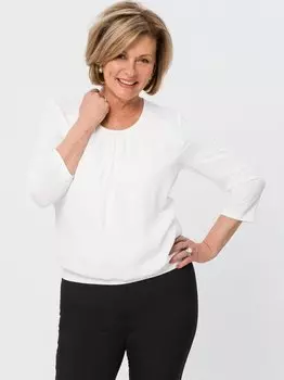 Блузка-Рубашка Frank Walder, экрю