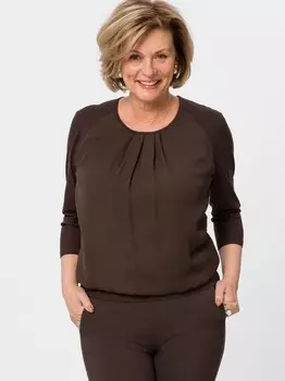 Блузка-Рубашка Frank Walder, коричневый