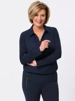 Блузка-Рубашка Frank Walder, синий