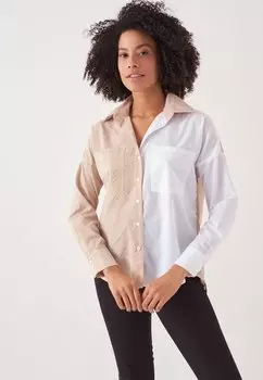 Блузка-рубашка Herita, цвет beige