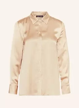 Блузка-Рубашка из атласа Risy & Jerfs, бежевый