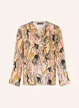 Блузка-Рубашка из атласа Risy & Jerfs, коричневый