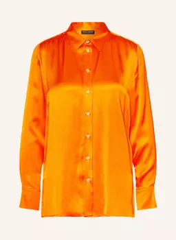 Блузка-Рубашка из атласа Risy & Jerfs, оранжевый