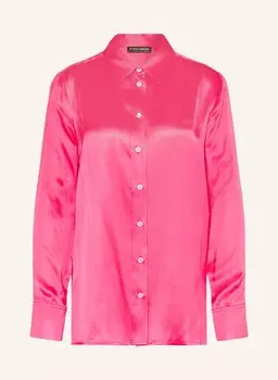 Блузка-Рубашка из атласа Risy & Jerfs, розовый