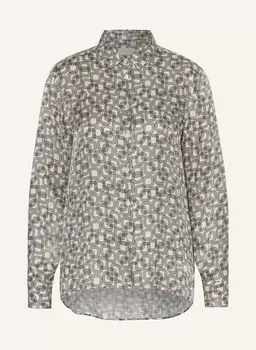 Блузка-Рубашка из атласа Robert Friedman, экрю