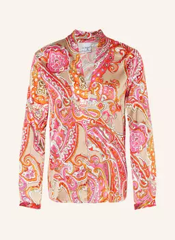 Блузка-Рубашка из атласа Tonno & Panna, розовый