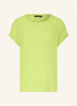 Блузка-рубашка из микса материалов Oui, зеленый