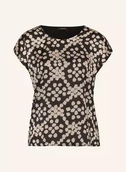 Блузка-Рубашка из разных материалов More & More, черный