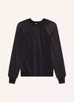 Блузка-рубашка из сетки с блестками S.Oliver Red, черный