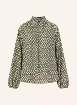 Блузка-рубашка из шелка Windsor., коричневый