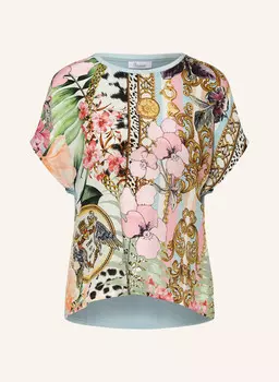 Блузка-Рубашка из смеси материалов с шелком Princess Goes Hollywood, голубой