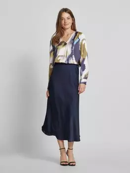 Блузка-рубашка из вискозы с V-образным вырезом comma