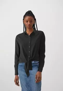 Блузка-рубашка JDYGIZE KNOT , цвет black