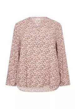Блузка-рубашка Катрин, принт по всей поверхности, женская Wasabi Concept, цвет Pink Combi