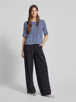 Блузка-рубашка классического кроя с накладными карманами Luisa Cerano