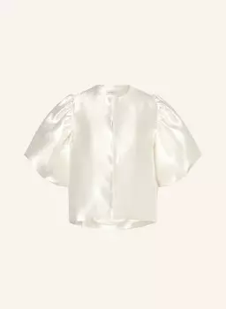 Блузка-Рубашка клео из атласа Malina, экрю