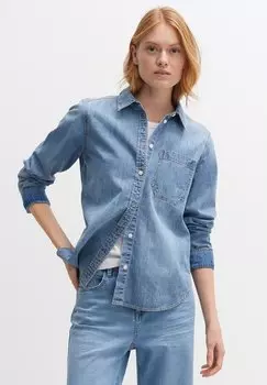 Блузка-рубашка LANGARMBLUSE FASERA Opus, цвет washed water
