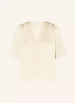 Блузка рубашка largo из атласа Neo Noir, желтый