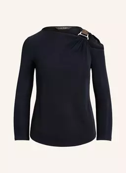 Блузка-рубашка LAUREN RALPH LAUREN, темно-синий