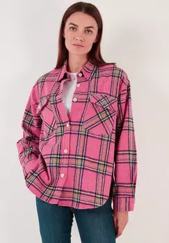Блузка-рубашка LELA, цвет fuchsia