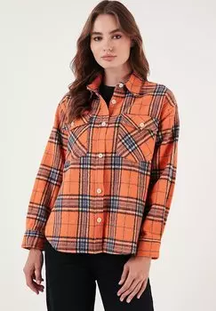 Блузка-рубашка LELA, цвет orange