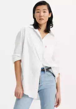 Блузка-рубашка Levi's "LOLA" в модном стиле оверсайз, белый