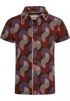 Блузка-рубашка LIVE IN THE LIGHT 4funkyflavours, цвет brown