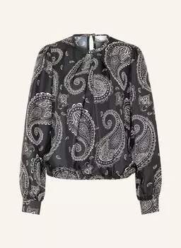 Блузка-Рубашка Лу из шелка Robert Friedman, черный