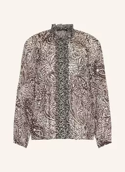 Блузка-рубашка LUISA CERANO, белый/черный