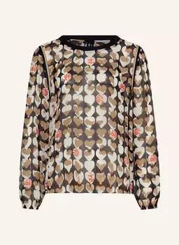 Блузка рубашка Marc Cain, синий