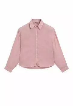 Блузка-рубашка Massimo Dutti, цвет pink
