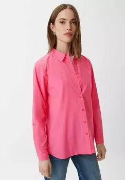 Блузка-рубашка MIT VERLNGERTEM RCKEN comma casual identity, цвет pink
