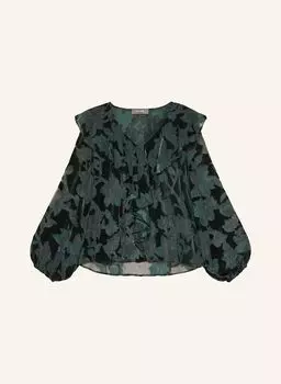 Блузка рубашка mmbasile с воланами Mos Mosh, мультиколор