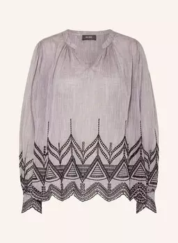 Блузка-Рубашка mmgill с дырочным кружевом Mos Mosh, серый