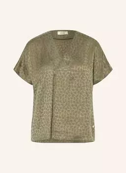 Блузка рубашка mmmargie Mos Mosh, зеленый