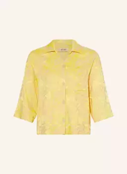 Блузка-рубашка mmmari melo с рукавом 3/4 Mos Mosh, желтый