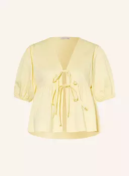 Блузка рубашка Mrs & Hugs, желтый