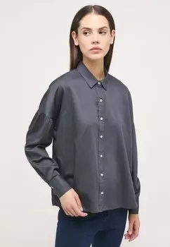 Блузка-рубашка Mustang, цвет schwarz
