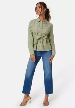 Блузка-рубашка Nelinda Bubbleroom, белая