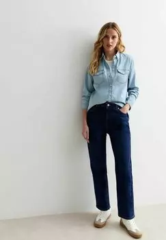 Блузка-рубашка New Look, цвет pale blue