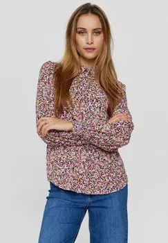 Блузка-рубашка NUARLENE Nmph, цвет caviar