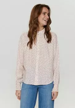 Блузка-рубашка NUDANI Nmph, цвет pristine