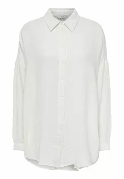 Блузка-рубашка Onlthyra ONLY, белая