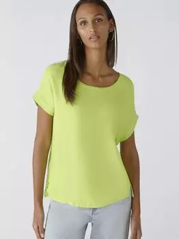 Блузка-Рубашка Oui, зеленый