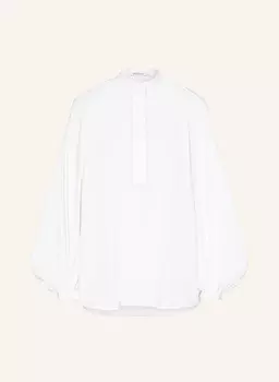 Блузка-рубашка оверсайз Soluzione, белый