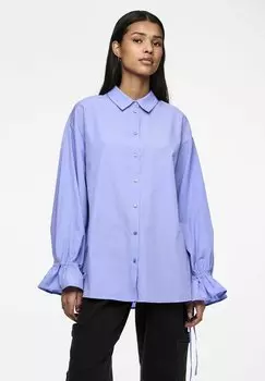 Блузка-рубашка PCFUBBU Pieces, цвет hydrangea
