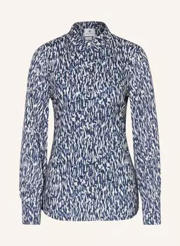 Блузка-Рубашка пиа из микса материалов Desoto, синий