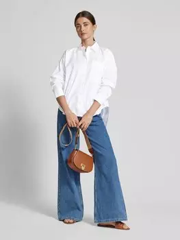 Блузка-рубашка прямого кроя с нагрудным карманом, модель «Zamilla» Someday, кремовый