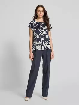 Блузка-рубашка прямого кроя с вырезом-замочной скважиной Betty Barclay